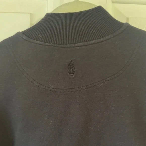 Free People Black Quarter-Zip Sweatshirt - Picture 7 of 8